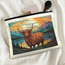Load image into Gallery viewer, Stained GlasHighland Cosmetic Bag Pack of 5 Made in America
