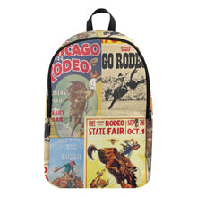 Load image into Gallery viewer, Vintage Rodeo Poster Backpack
