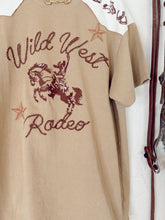 Load image into Gallery viewer, The Wild West Rodeo Embroidered T-Shirt Dress

