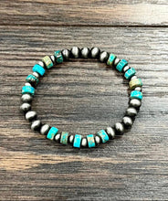 Load image into Gallery viewer, Turquoise Stretch Bracelet
