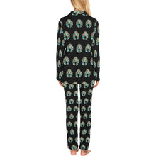Load image into Gallery viewer, Turquoise Naja Women's Western Long Pajama Set
