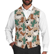 Load image into Gallery viewer, Cool Santa Men's Western Vest
