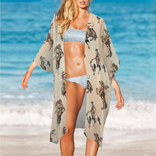 Load image into Gallery viewer, Vintage Cowgirl Duster Kimono Coverup
