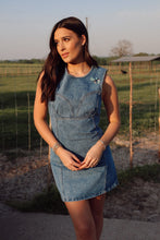 Load image into Gallery viewer, Dallas Denim Dress-SMALL
