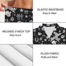 Load image into Gallery viewer, Baha Ranch Rhinestone Cowgirl Pajama Set Made in America
