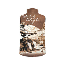 Load image into Gallery viewer, Mullet Cowboy in Desert Men's Puffy Vest
