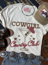 Load image into Gallery viewer, Cowgirl Country Club Graphic Tee
