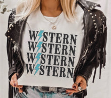 Load image into Gallery viewer, Western Lightning Graphic Tee
