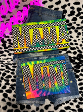 Load image into Gallery viewer, Mini Checkered On Tie Dye Tee
