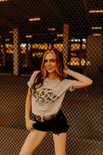 Load image into Gallery viewer, Yee Haw Cow Print Hat Graphic Tee
