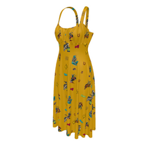 Load image into Gallery viewer, Baha Ranch The Last Roundup Western Rodeo Prairie Dress in Mustard
