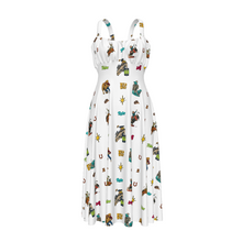 Load image into Gallery viewer, Baha Ranch The Last Roundup Western Rodeo Prairie Dress in White
