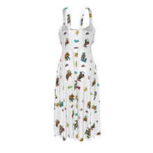 Load image into Gallery viewer, Baha Ranch The Last Roundup Western Rodeo Prairie Dress in White
