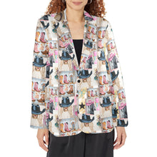 Load image into Gallery viewer, Danilo Painted Cowgirl Collage Western Blazer
