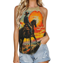 Load image into Gallery viewer, Baha Ranch Sunset Cowboy Tank Top
