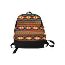 Load image into Gallery viewer, Orange Aztec Backpack
