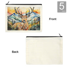 Load image into Gallery viewer, Baha Ranch Painted Buck Cosmetic Bag Pack of 5 Made in America

