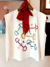 Load image into Gallery viewer, The Bold Horse Bit Muscle Tee
