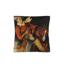 Load image into Gallery viewer, Vintage Cowboy Throw Pillow Case 18x18inch Made in America
