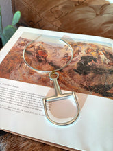 Load image into Gallery viewer, The Mason Large Equestrian Bit Necklace {GOLD + SILVER}
