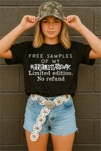 Load image into Gallery viewer, Free Samples of My Attitude Today Kids–Adult Gildan Black Shirt – Graphic Tee, Long Sleeve &amp; Crewneck.
