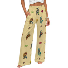 Load image into Gallery viewer, Baha Ranch The Last Roundup Rodeo High Waisted Wide Leg Pants
