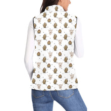 Load image into Gallery viewer, Cactus and Highland Cow Puffy Vest
