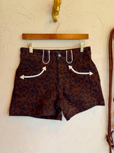Load image into Gallery viewer, The Animal Print Denim Shorts
