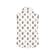 Load image into Gallery viewer, Cactus and Highland Cow Puffy Vest
