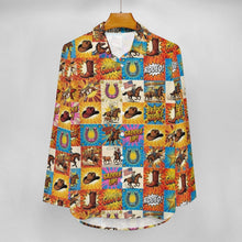 Load image into Gallery viewer, Baha Ranch The Comic Corral Western Rodeo Blouse
