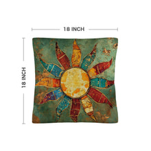 Load image into Gallery viewer, Colores de Mexico Sun Face Throw Pillow Case Made in America
