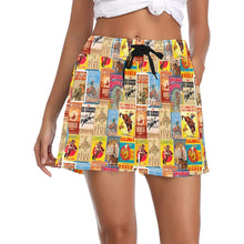 Load image into Gallery viewer, Women's Vintage Rodeo Poster Beach Board Shorts
