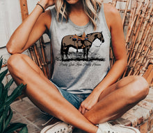 Load image into Gallery viewer, Pretty Girls Ride Pretty Horses Racerback Tank Top
