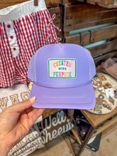 Load image into Gallery viewer, Created With A Purpose Trucker Hat
