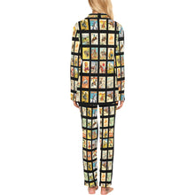 Load image into Gallery viewer, Cowboy Collage Women&#39;s Western Pajama Set
