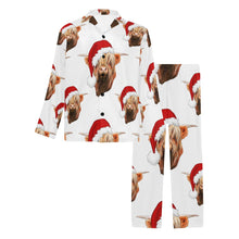 Load image into Gallery viewer, Highland Christmas Cow Men&#39;s Western Pajama Set
