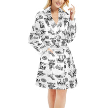 Load image into Gallery viewer, Cowboy Print Women&#39;s Western Bath Robe
