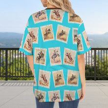 Load image into Gallery viewer, Baha Ranch Stamp Cowboy Oversized T Shirt
