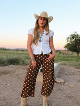 Load image into Gallery viewer, The Brenham Polka Dot Barrel Jeans
