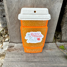 Load image into Gallery viewer, Fall Coffee Cup Car Freshie
