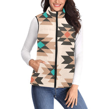 Load image into Gallery viewer, Women&#39;s Sedona Aztec Puffy Vest
