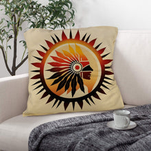 Load image into Gallery viewer, Native Sun Throw Pillow Case Made in America
