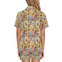 Load image into Gallery viewer, Vintage Rodeo Poster Women&#39;s Western Pajama Set
