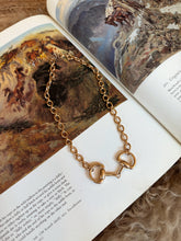 Load image into Gallery viewer, The Horse Bit Chain Necklace in Gold
