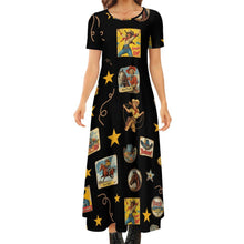 Load image into Gallery viewer, Vintage Cowgirl Collage Western Dress
