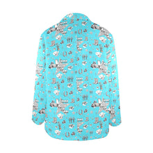 Load image into Gallery viewer, Baha Ranch Turquoise YEEHAW Rhinestone Cowgirl Blazer
