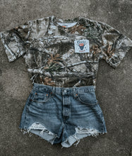 Load image into Gallery viewer, Upcycled Coors Banquet Rodeo Realtree Camo Rework (One-of-One) | Size XL Shirt
