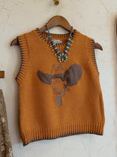 Load image into Gallery viewer, The Embroidered Big Hat Cowboy Sweater Vest
