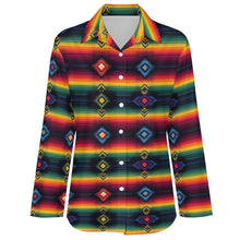 Load image into Gallery viewer, Baha Ranch Colores de Mexico Festival Button Up Blouse

