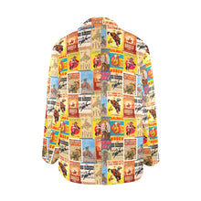 Load image into Gallery viewer, Women&#39;s Vintage Rodeo Poster Blazer
